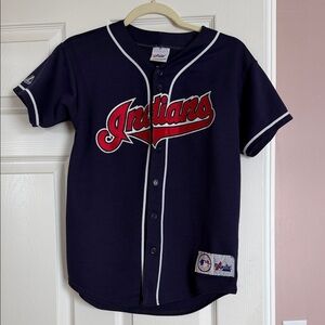 Kids Navy Baseball Jersey